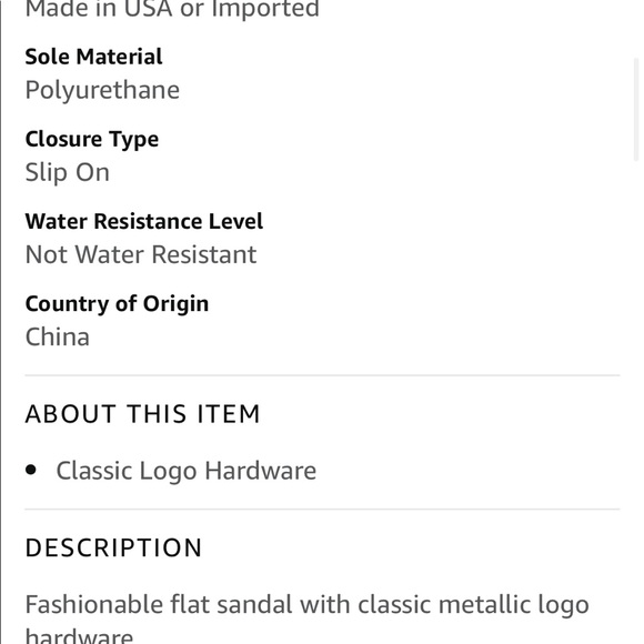 Tommy Hilfiger Twmeriem Flat Sandal- 8.5 - Picture 13 of 13